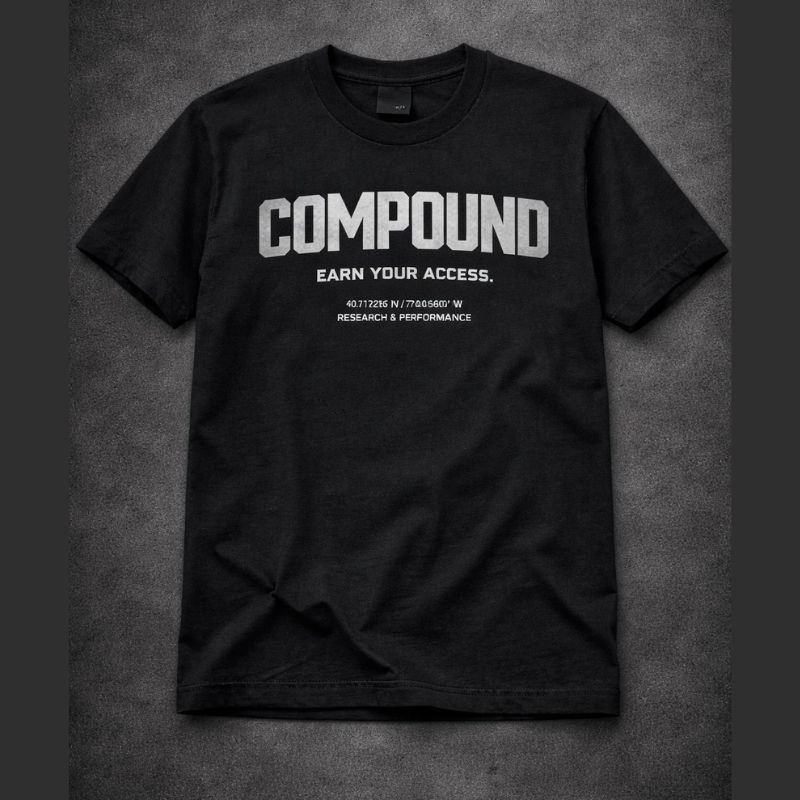 Untitled design COMPOUND — EARN YOUR ACCESS TEE - Image 1